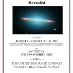 Lecture Poster - 2013 The Hidden Universe Revealed