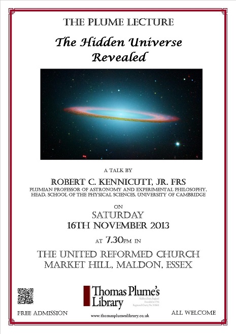 Lecture Poster - 2013 The Hidden Universe Revealed